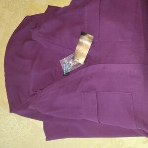 Purple Sheer Blouse